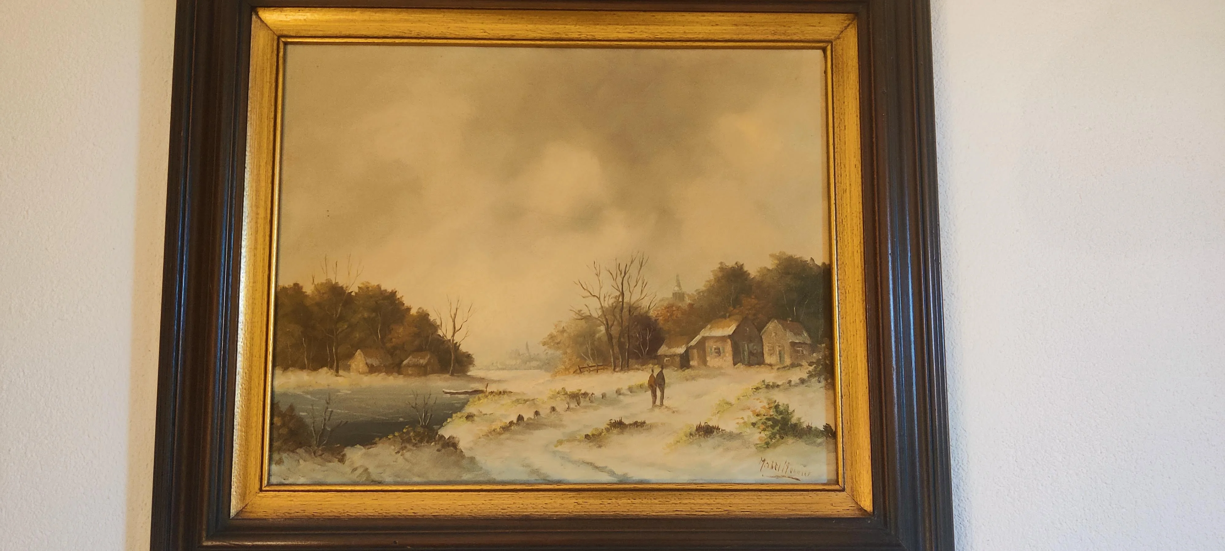 Michael Monnier (1921) – Origineel Landschapsschilderij – Gesigneerd 