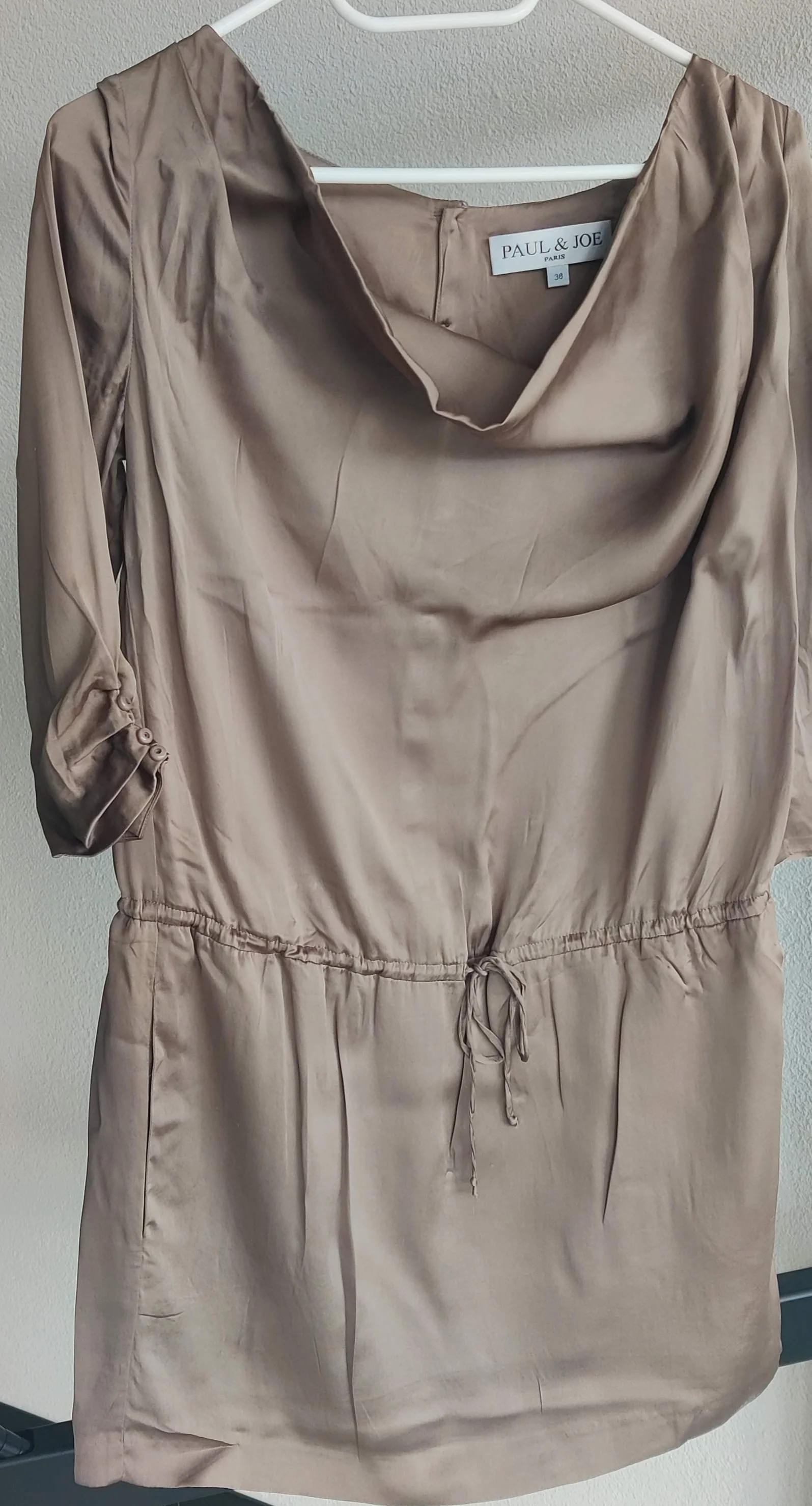 PAUL & JOE Paris Zijden Jurk – Maat 38 – Luxe Designerwear